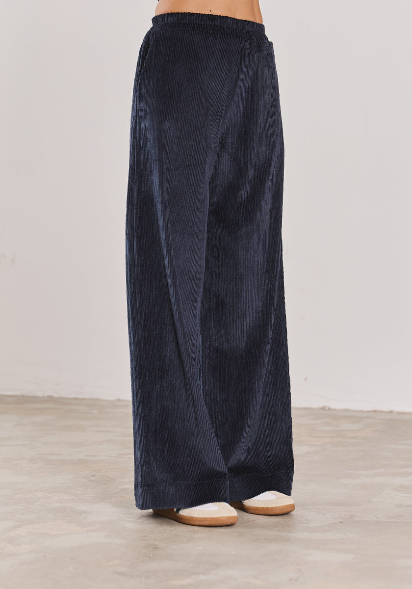 Pantalon LIRIO Velours Navy