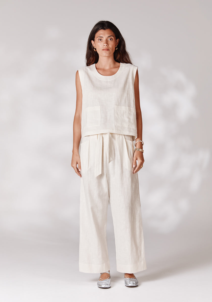 Pantalon MEDDO Lin Lait