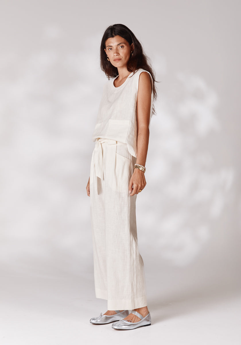 Pantalon MEDDO Lin Lait