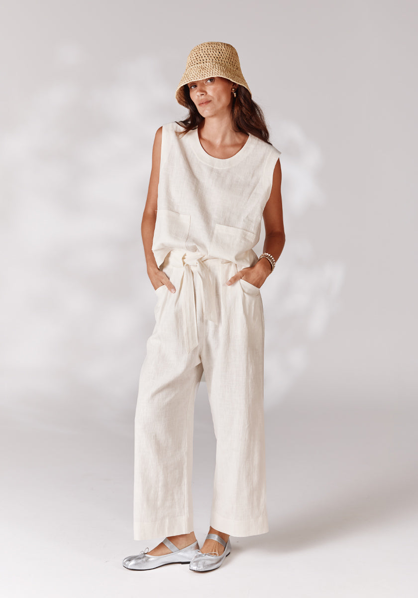 Pantalon MEDDO Lin Lait