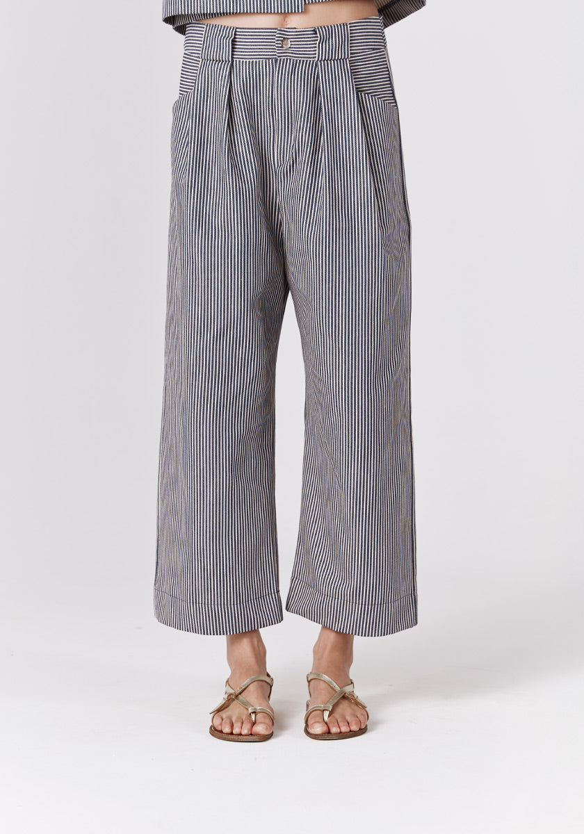 Pantalon MEDDO Stripes Navy