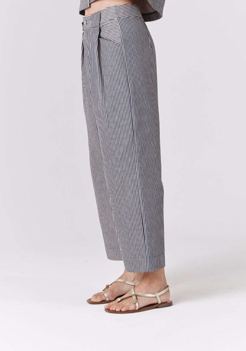 Pantalon MEDDO Stripes Navy