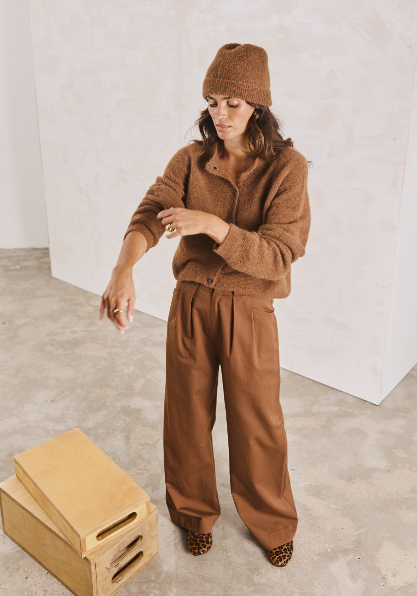 Pantalon MEDIDO Toffee
