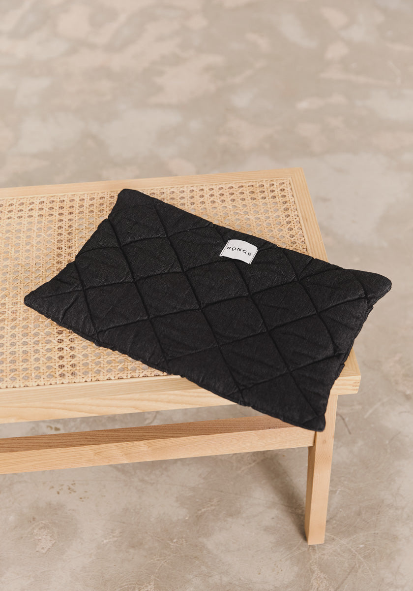 Pochette Denim Black Stone