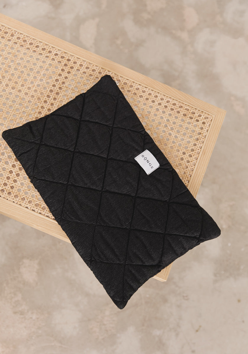 Pochette Denim Black Stone