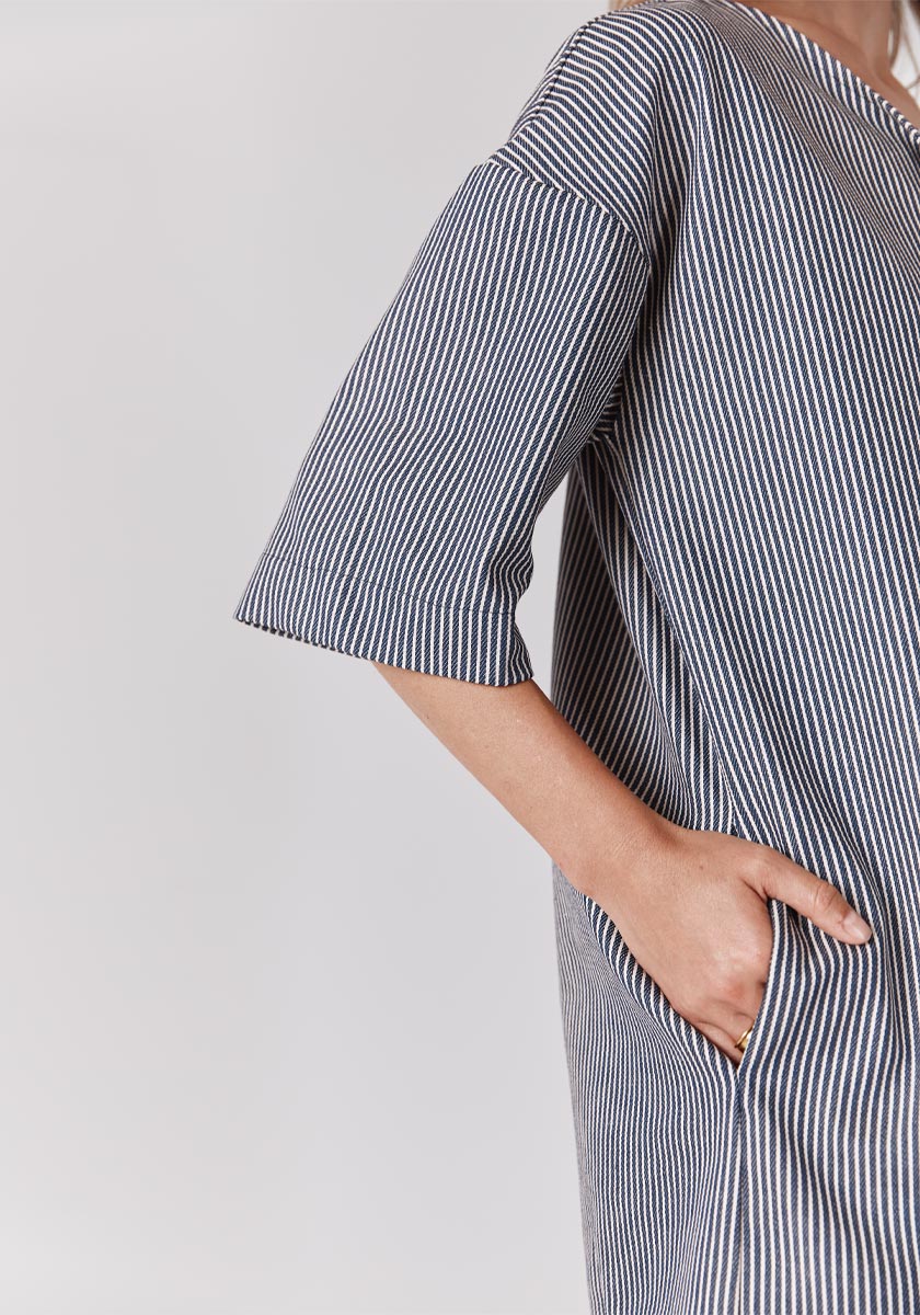 Robe SANTAS Stripes Navy