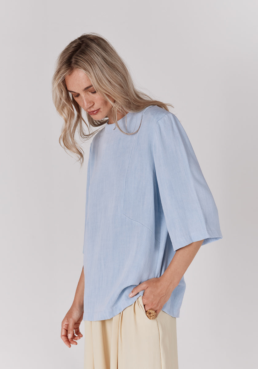 Top AUGUSTO Baby Blue