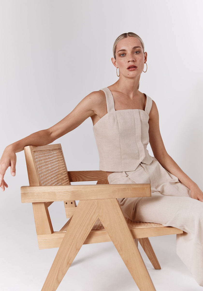 Top CORTA Linen