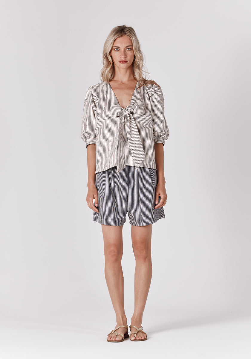 Top LUISA Stripes Off white