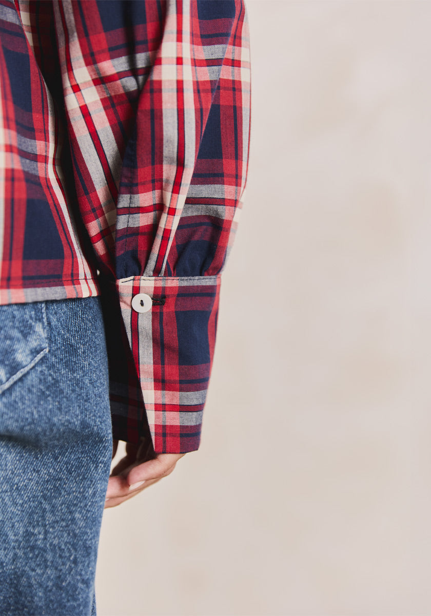 Top MIRO Red Tartan