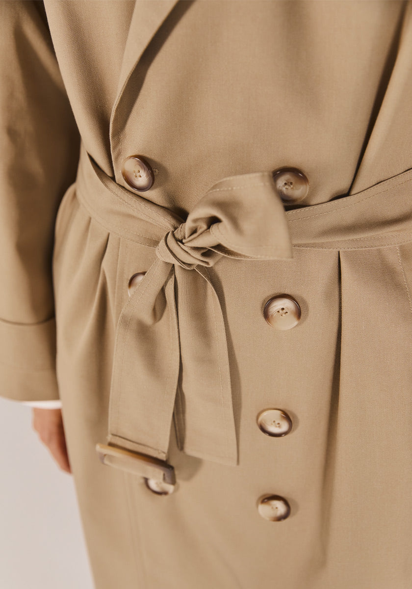 ★ SONGE Studio ★ Trench ADELINO Tostado