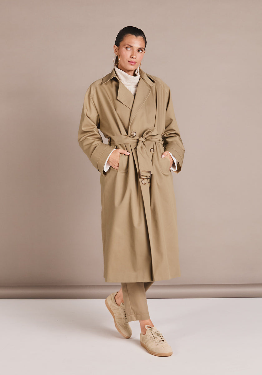 ★ SONGE Studio ★ Trench ADELINO Tostado