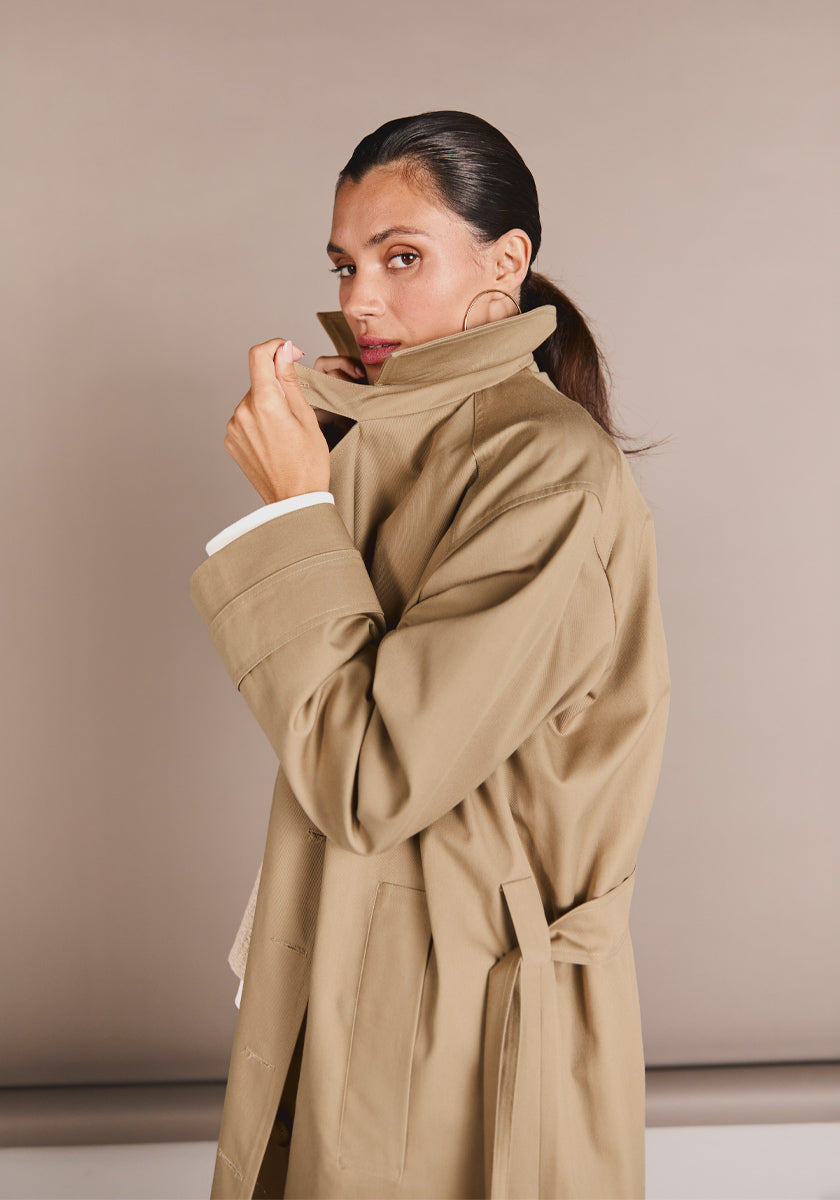 ★ SONGE Studio ★ Trench ADELINO Tostado