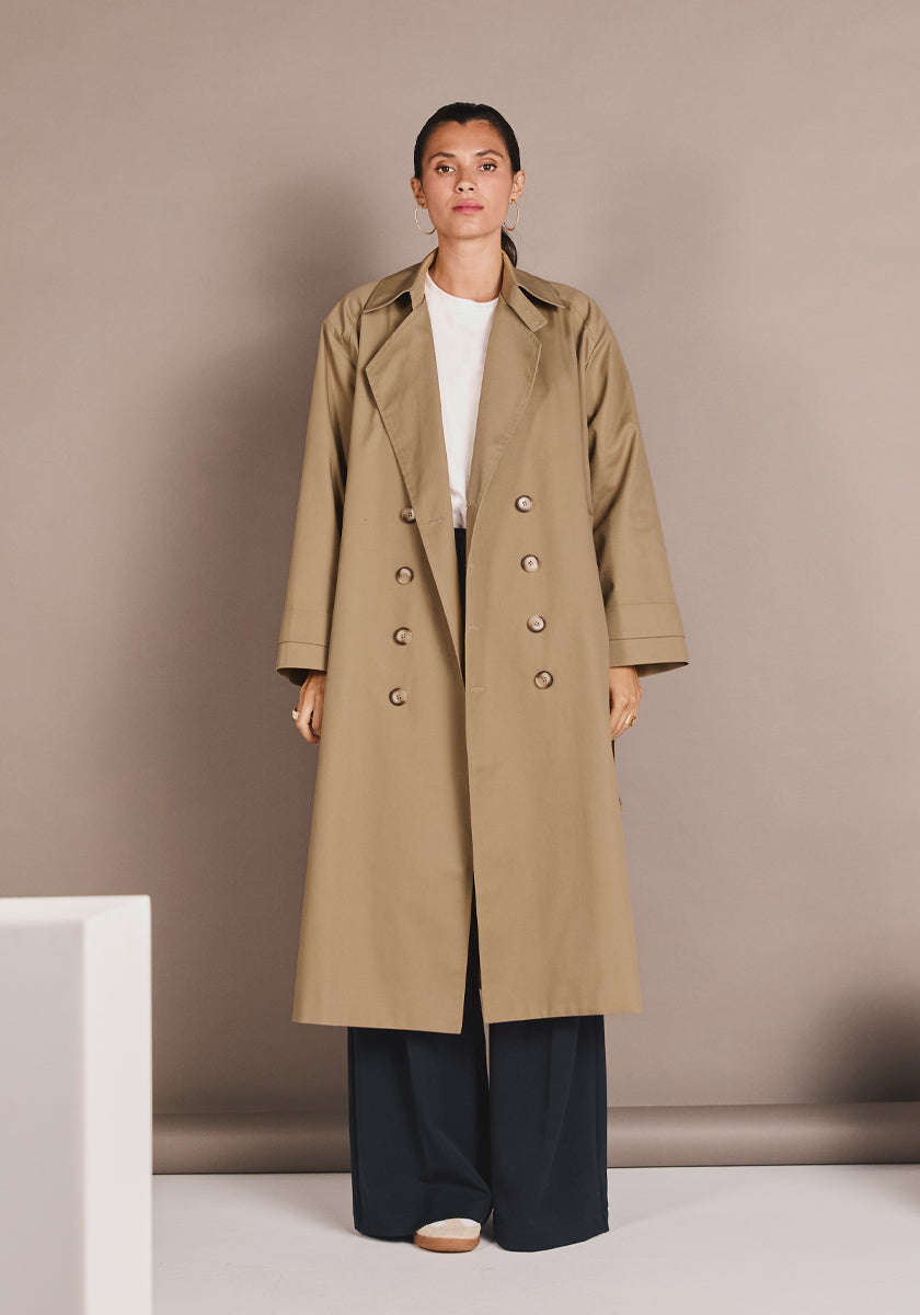 ★ SONGE Studio ★ Trench ADELINO Tostado