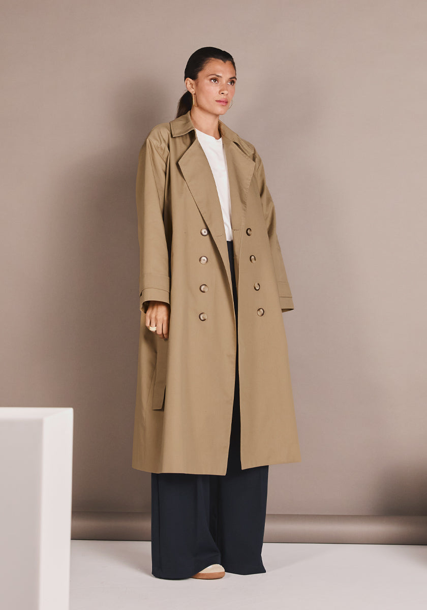 ★ SONGE Studio ★ Trench ADELINO Tostado