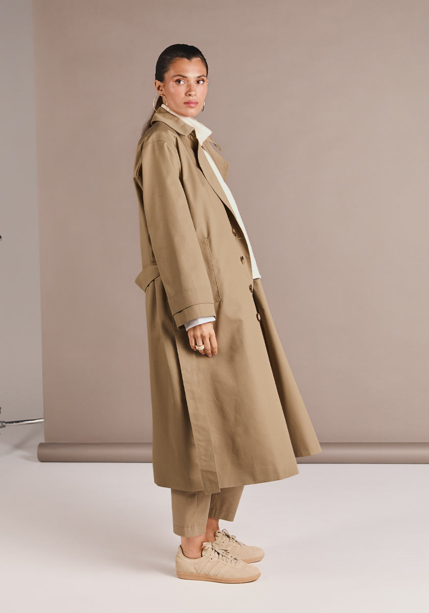 ★ SONGE Studio ★ Trench ADELINO Tostado