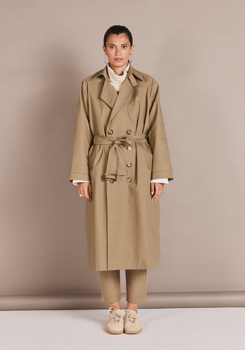 ★ SONGE Studio ★ Trench ADELINO Tostado