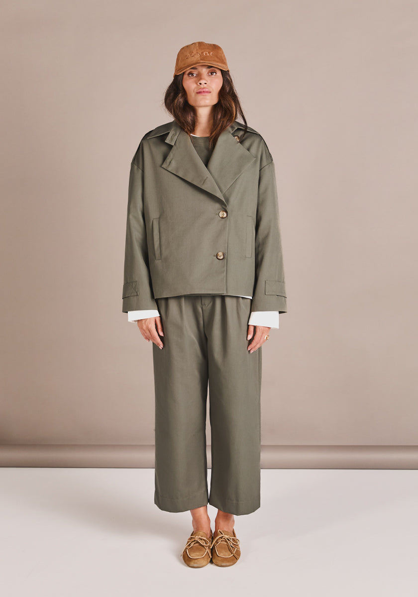 ★ SONGE Studio ★ Trench court BARBOSA Olive
