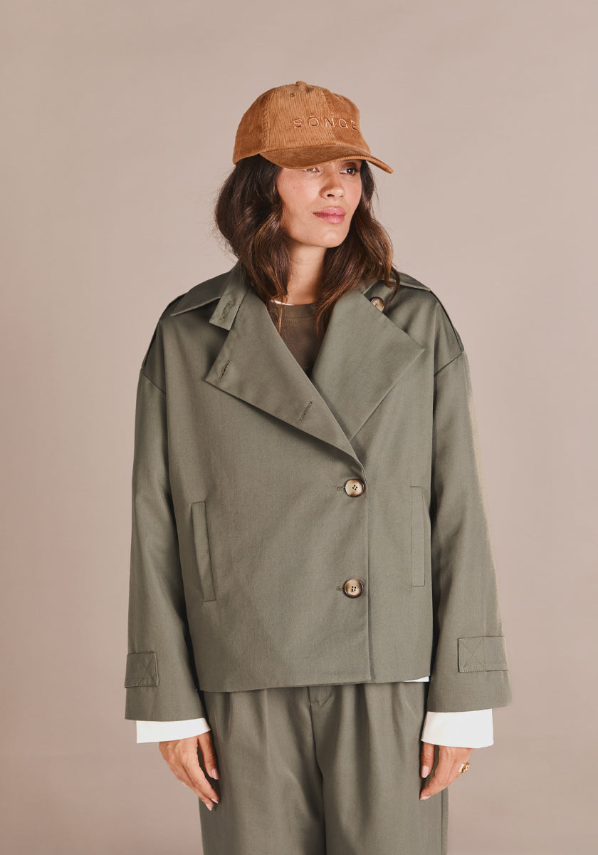 ★ SONGE Studio ★ Trench court BARBOSA Olive