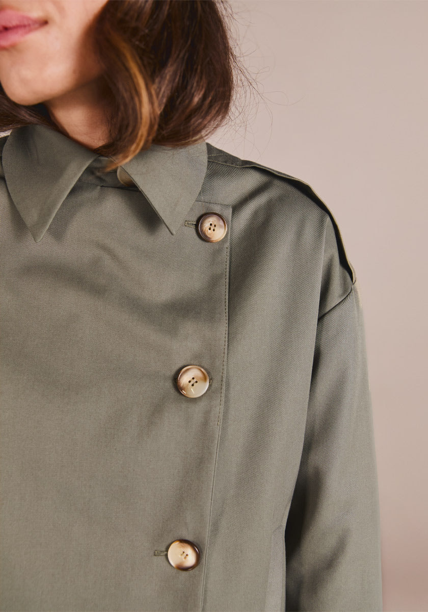 ★ SONGE Studio ★ Trench court BARBOSA Olive