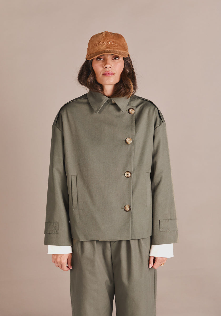 ★ SONGE Studio ★ Trench court BARBOSA Olive