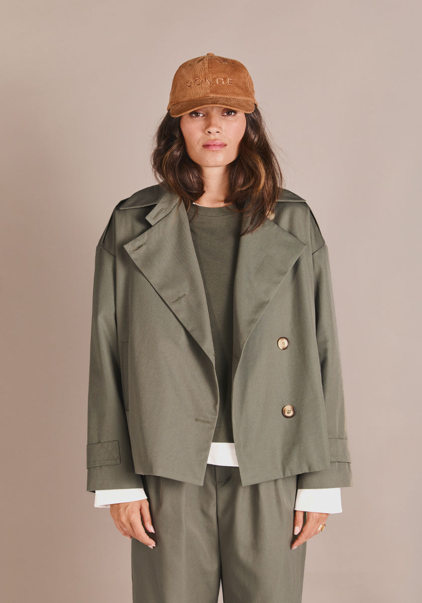 ★ SONGE Studio ★ Trench court BARBOSA Olive