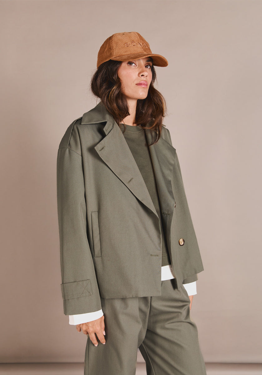 ★ SONGE Studio ★ Trench court BARBOSA Olive