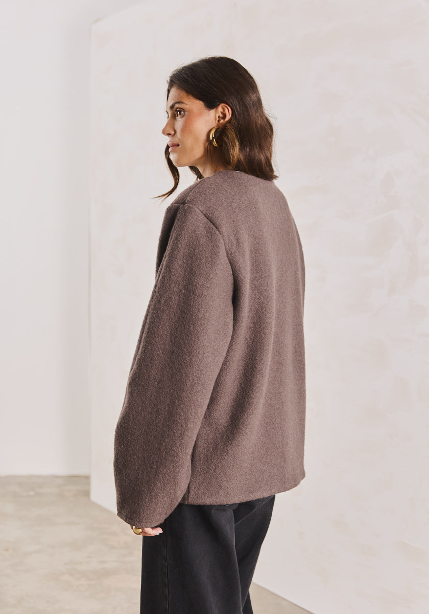 Veste ANDAR Brun