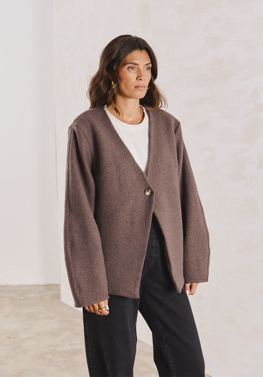 Veste ANDAR Brun