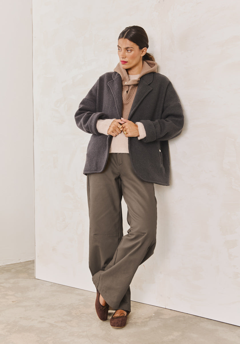 Veste MOSCA Wool Dark Grey