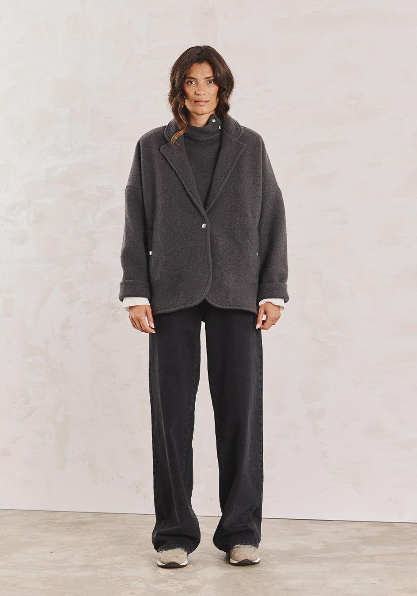 Veste MOSCA Wool Dark Grey