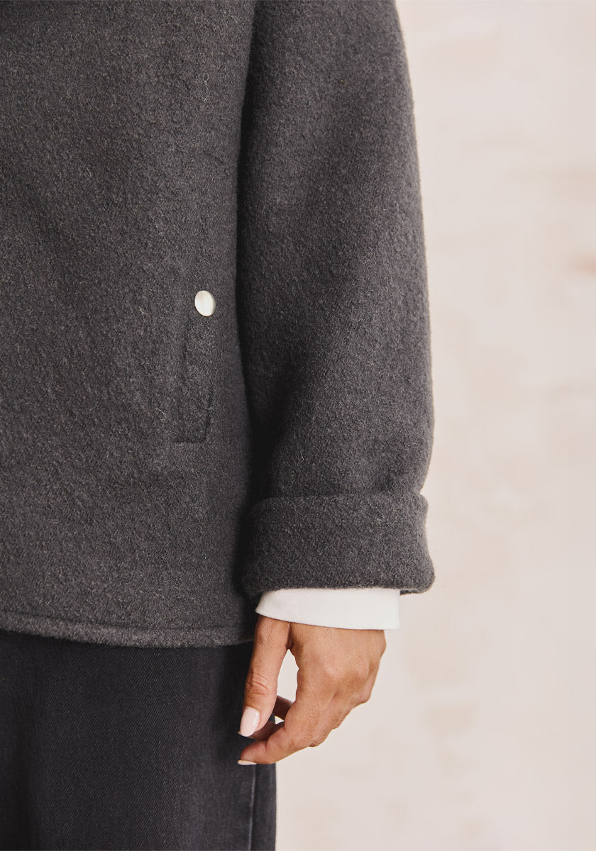 Veste MOSCA Wool Dark Grey