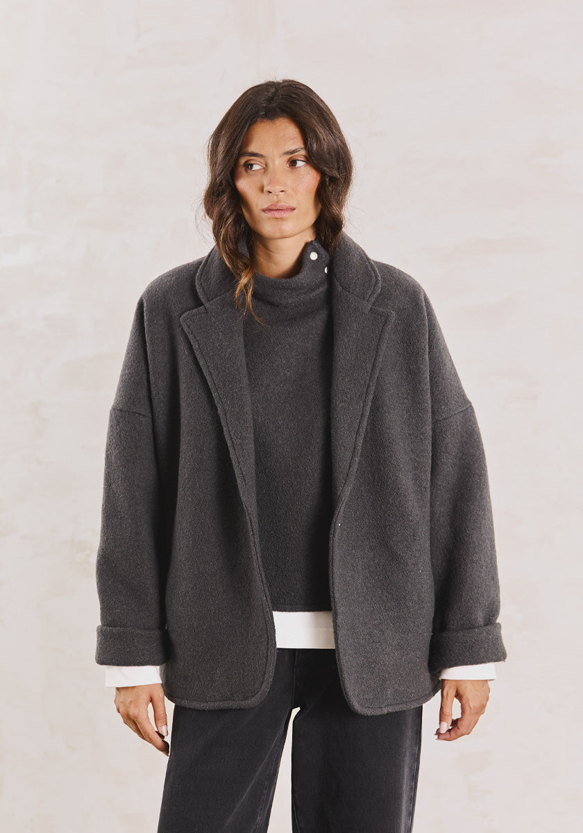 Veste MOSCA Wool Dark Grey