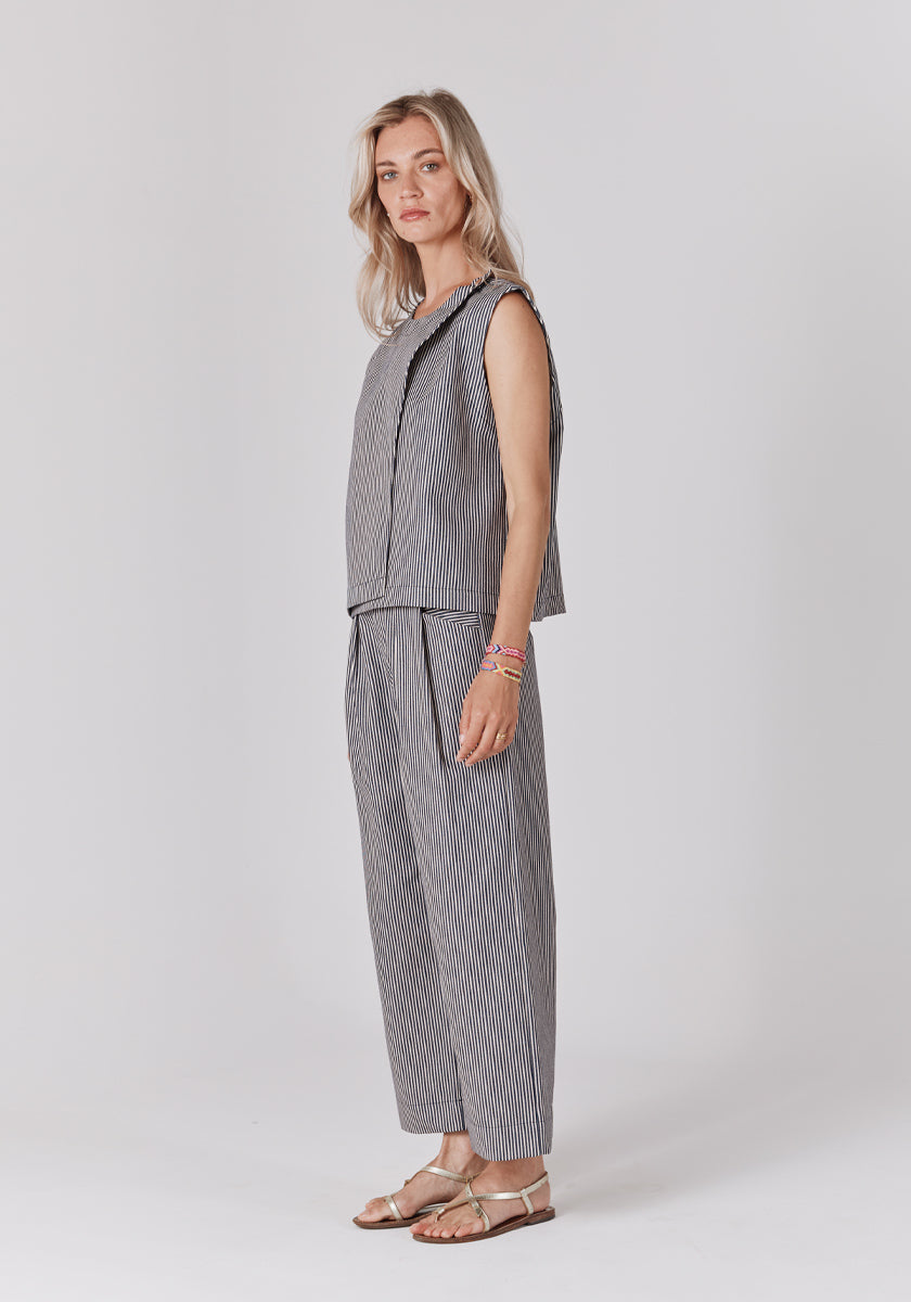 Pantalon MEDDO Stripes Navy