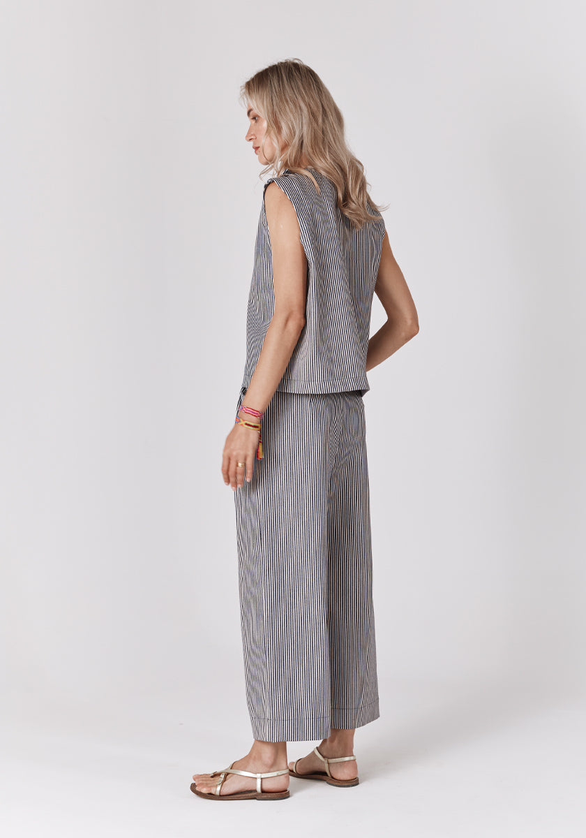Pantalon MEDDO Stripes Navy