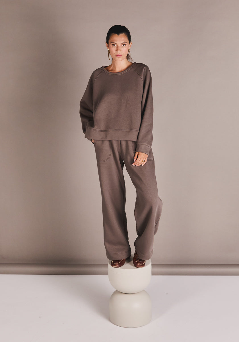 Pantalon SOLTA Coffee