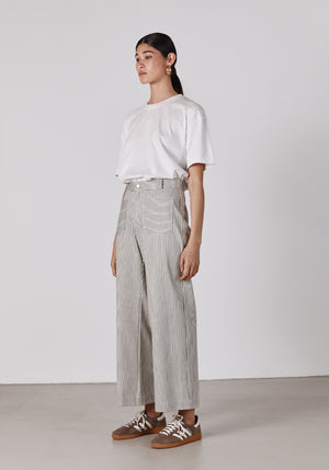 pantalon TROIA stripes off stripes Made in France SONGE lab 