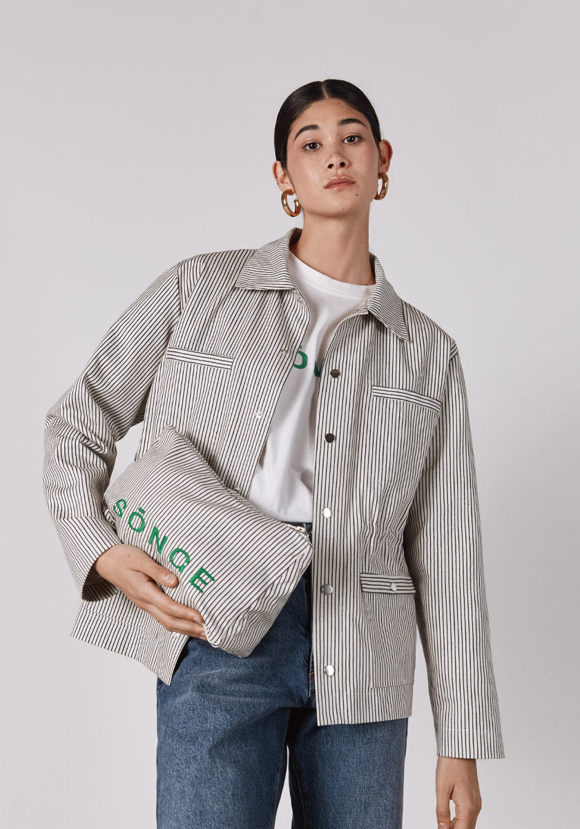 ★ SONGE Studio ★ Veste RODA stripes off white