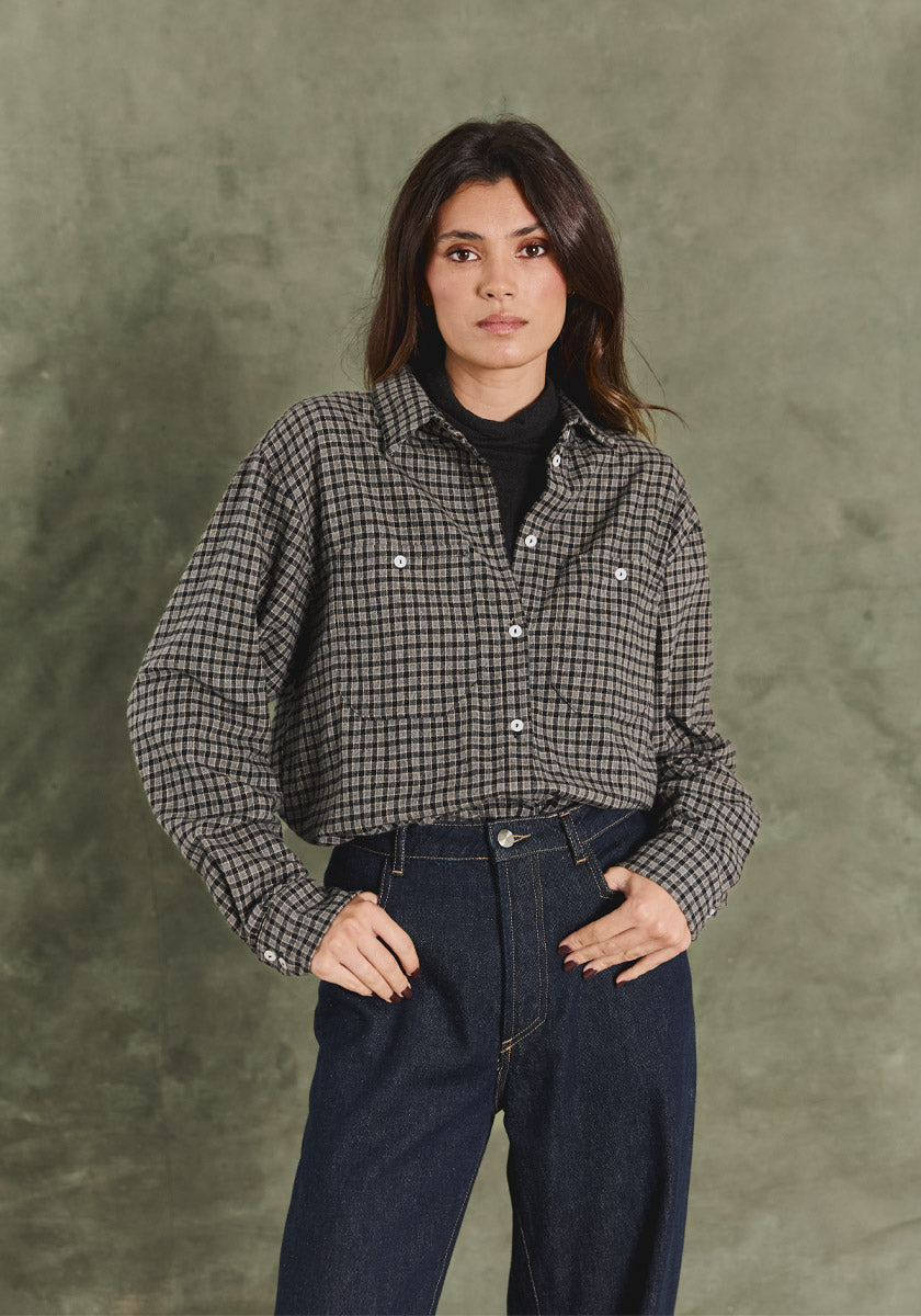 Chemise AGORA Grey Square