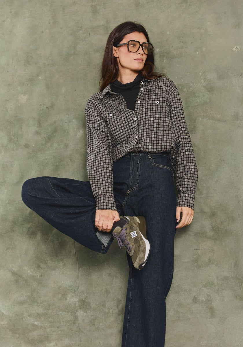 Chemise AGORA Grey Square