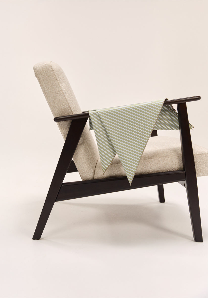 Foulard Kaki Stripes