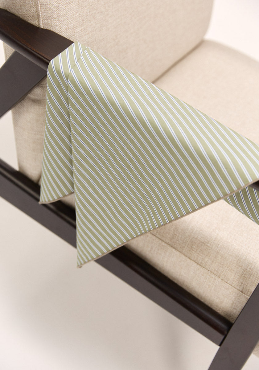 Foulard Kaki Stripes