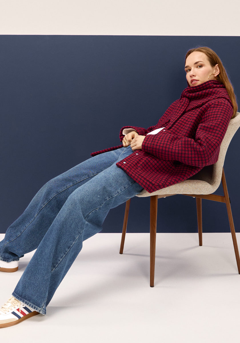 Foulard triangle Rhubarb