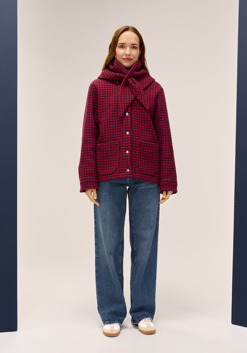 Foulard triangle Rhubarb