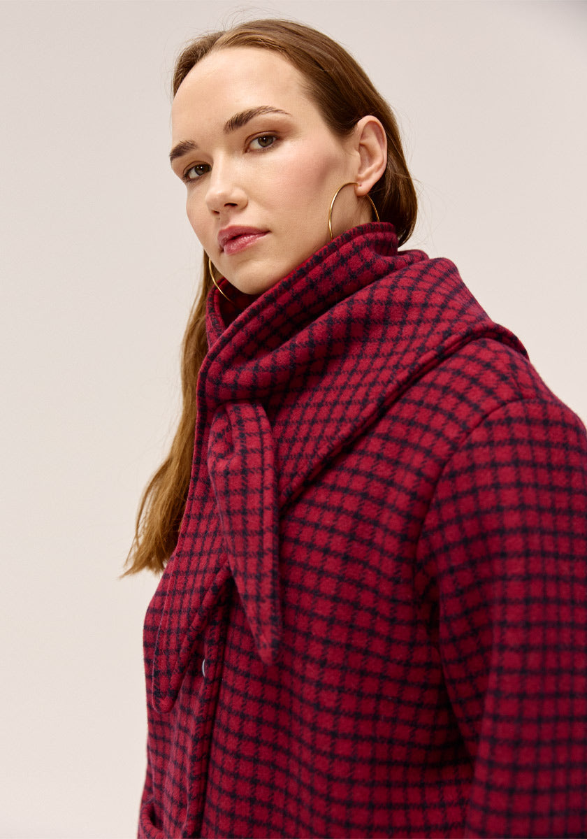 Foulard triangle Rhubarb