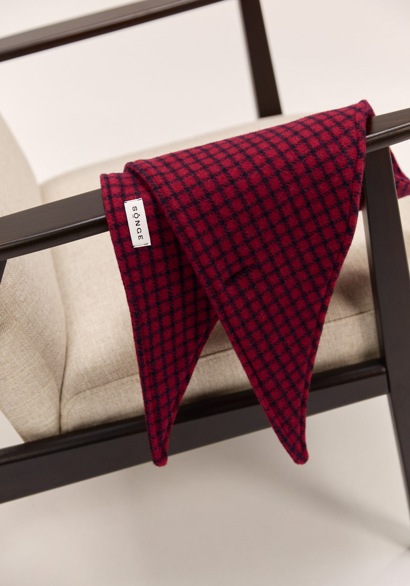 Foulard triangle Rhubarb