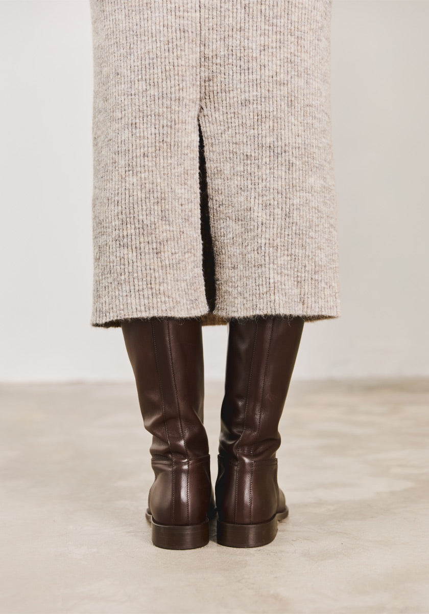 Jupe longue QUINTA Stone