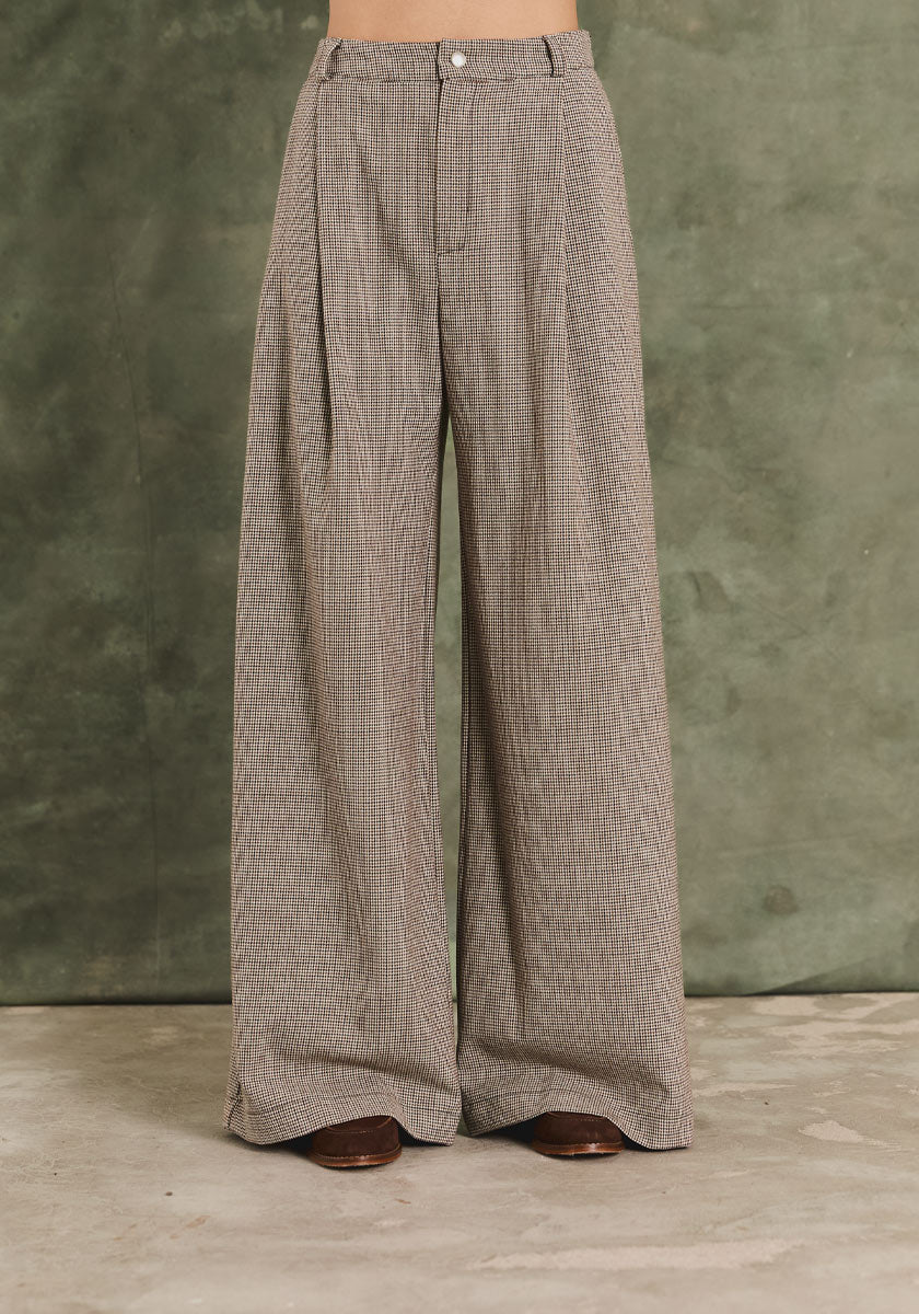 Pantalon GOMES Pied de poule