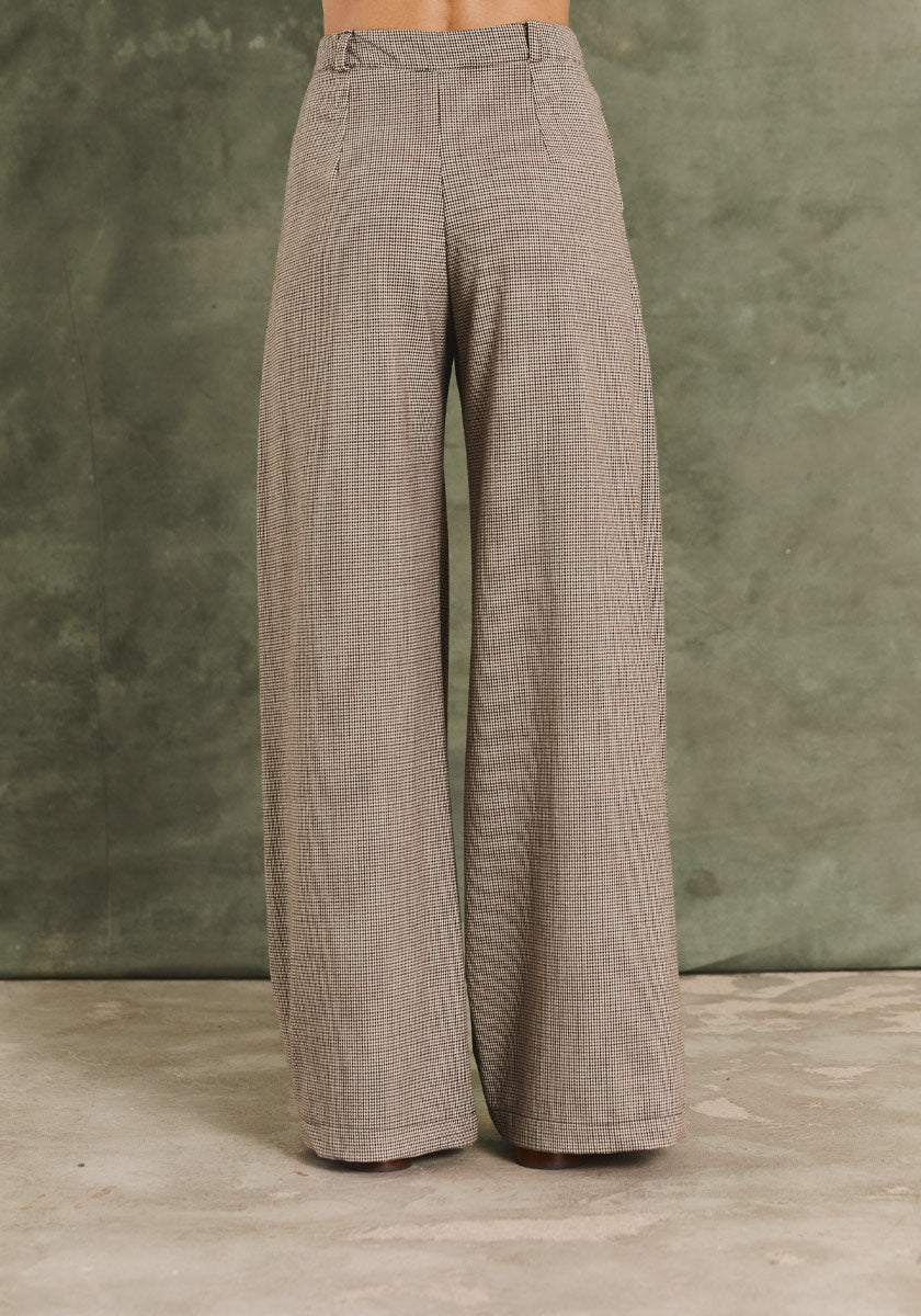 Pantalon GOMES Pied de poule