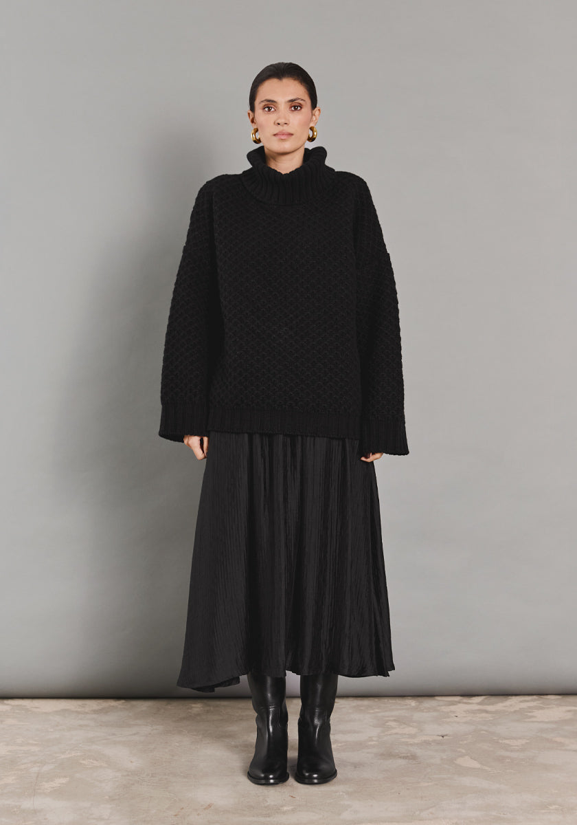 Pull JACINTO Black waffle